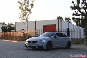 BMW M4 Coupe Battleship Gray by Impressive Wrap 2016 года